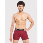 Fuaark Maroon Ultra Soft Modal Modal Mens Trunks ( Pack of 1 ) - None