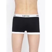 La Intimo Pack of 3 Cotton Mens Trunks ( Multicolor ) - None