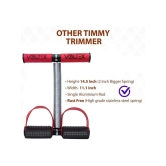 VOLTEX  Red Single Spring Tummy Trimmer for Abs Exerciser,Body Toner and Fat Buster| For Men and Women - Multi Color