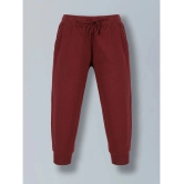 PLUM TREE Burgundy Cotton Girls Sweatshirt With Joggers ( Pack of 1 ) - None