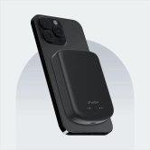 10000 mAh Compact MagTag Wireless Power Bank-Black