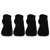 Women Plain Cotton Secret Length Thumb Socks- Pack of 4 Skin free