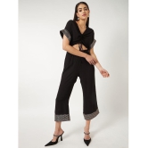 Zima Leto - Black Rayon Regular Fit Womens Jumpsuit ( Pack of 1 ) - None