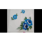 Blue Floral Handkerchief set of 12 pack