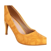 Shoetopia Yellow Women''s Pumps Heels - None