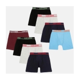 Lux Cozi - Multicolor Cotton Boys Trunks ( Pack of 8 ) - None