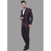 DKGF Fashion - Red Polyester Regular Fit Mens 2 Piece Suit ( Pack of 1 ) - None