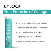 Fortisil C- High Performance Marine Collagen Effervescent Tablets | Vitamin C 65 mg | Skin Firmness & Hydration | 10 Tablets