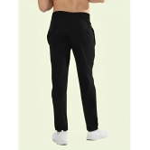 AKTIF Black Lycra Mens Trackpants ( Pack of 1 ) - None