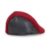 Zacharias Maroon Cotton Blend Mens Cap ( Pack of 1 ) - Maroon