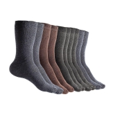 Texlon - Multicolor Woollen Men''s Mid Length Socks ( Pack of 5 ) - Multicolor