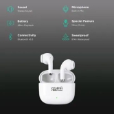 Croma IN 101 TWS Earbuds with Passive Noise Cancellation (IPX4 Water Resistant, 28 Hours Playback White)
