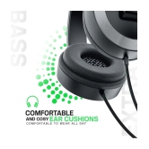 Bell BLHDP135A Type C Wired Headphone Over Ear 24 Hours Playback Passive noise cancellation IPX4(Splash & Sweat Proof) Black