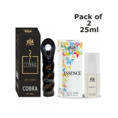 St. John Cobra Perfume 15ml & Essence 15ml Pocket Perfume for Men 25 ml ( Pack of 2 )