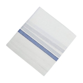 THRIFTKART White Cotton Mens Handkerchief ( Pack of 12 ) - White