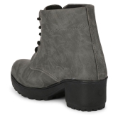 Ishransh - Gray Women''s Ankle Length Boots - None