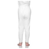 Bodycare Insider Off White Solid Kids Thermal Top & Bottom Set - None