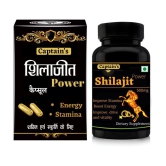 Captain Biotech Pure Shilajit For Stamino, Power, Energy Enhance Capsule 60 no.s