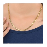 AanyaCentric Combo of 4 Gold Plated 22inches Long Fashion Chain - None