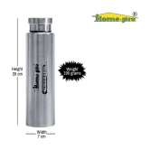 HomePro - Stainless Steel Vacuum Bottle 800ml, Silver 100% leak proof Pack of 2 for Home | Gym | Fridge | School | Office | Trekking & Hiking Bottle - Silver