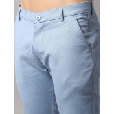 Rodamo  Men Blue Slim Fit Trousers