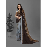 Anand Sarees - Grey Georgette Saree With Blouse Piece ( Pack of 1 ) - Grey