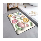 RAMDEV ENTERPRISE Rubber Bath Mat 40x60 cm ( Pack of 1 ) - Multicolor - Multicolor