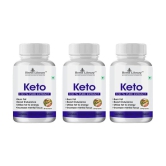 Herbs Library Keto Capules Supports Weight Loss, 60 Capsules Each (Pack of 3)