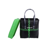 Green & Black Grocery Lid Basket