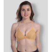 Madam - Yellow Cotton Non - Padded Womens T-Shirt Bra ( Pack of 1 ) - 36