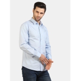 Life Roads - Light Blue Cotton Slim Fit Mens Casual Shirt ( Pack of 1 ) - None