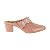 Shoetopia - Pink Women''s Mules Heels - None