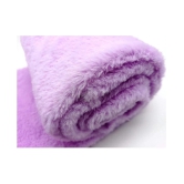 PRANSUNITA Super Soft Rabbit Carpet Fur Cloth, Size 38 x 32, Hair Length 2 cm, Used for Dresses, Home Furnishing, Soft Toys Making, and Jackets Etc, Color - Light Purple