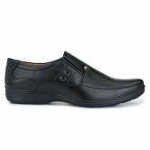 Stylelure Synthetic Leather Black Formal Office Shoes Slip On For Men/ Best for Office Shoes