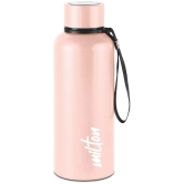 Milton Aura 750 Thermosteel Bottle, 750 ml, Beige | 24 Hours Hot and Cold | Easy to Carry | Rust Proof | Leak Proof | Tea | Coffee | Office| Gym | Home | Kitchen | Hiking | Trekking | Travel