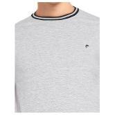 Ruggers Polyester Grey Solids T-Shirt - None