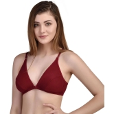 Desiprime Poly Cotton Front Closure - Maroon Pack of 4 - 36B