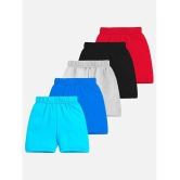 Trampoline - Multi Color Cotton Boys Shorts ( Pack of 5 ) - None