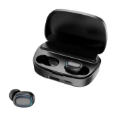 VEhop Power Buds In Ear True Wireless (TWS) 45 Hours Playback IPX4(Splash & Sweat Proof) Fast charging,Powerfull bass -Bluetooth V 5.1 Black