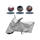 Auto Hub Bike Body Cover for Royal Enfield Bullet 350 ( Pack of 1 ) , Silver - Silver