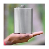 JMALL Steel Hip Flask - Silver