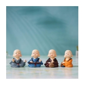 eCraftIndia Couple & Human Figurine 6 cm - Pack of 4