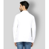 Glito White Shawl Neck Sweater Single - None