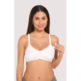 Elina Pack of 1 Cotton Non Padded Womens T-Shirt Bra ( White ) - None