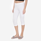 Women's Comfy Classy Capri Legging - Off White