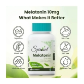 Sprowt Melatonin 10mg for better sleep | Antioxidant Support & Non-Habit Forming - 120 Veg Tablets