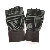 EmmEmm Black Canvas Cycling Gloves Others - Others