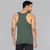 Nova Round Neck Racer Back Vest Olive Green XL