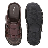 softio Brown Flip Flops - 8