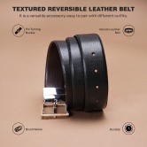 Red Tape Black Brown Formal leather Belt for Men